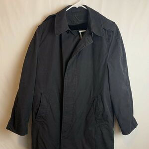 Military Issued All Weather Trench Coat Removable Liner 38R #8405-01-059-4243